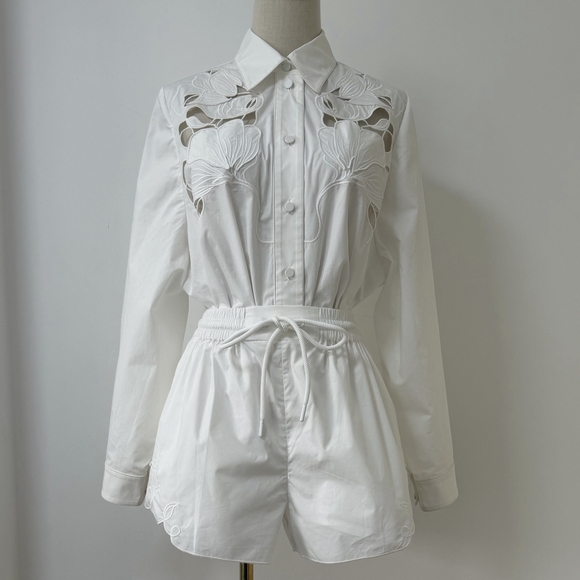 ZIMMERMANN scalloped-hem short - Picture 8 of 9